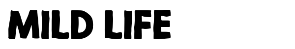 Mild Life font preview